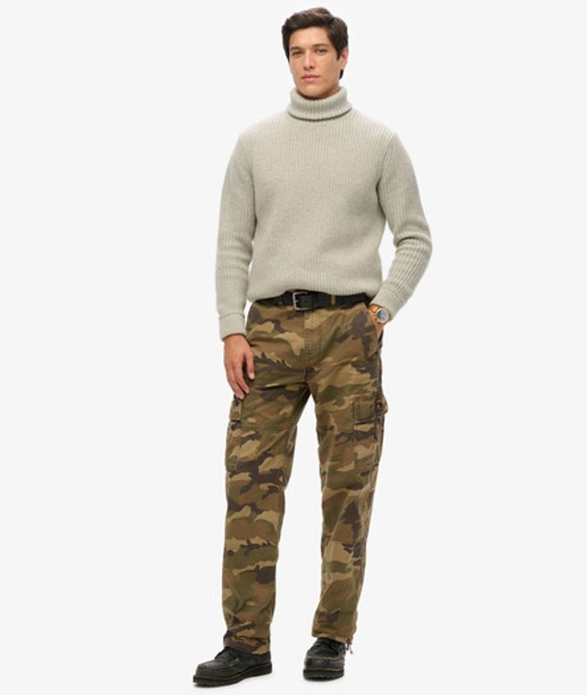 Herren Weit Geschnittene Cargohose aus Bio-baumwolle - Größe: 32/32 - Superdry - Modalova