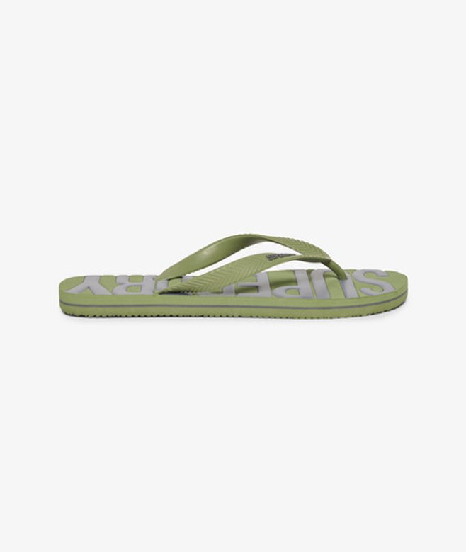 Vintage Teenslippers Groen Grootte: XL afbeelding