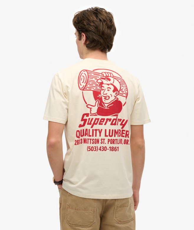 Men's Locker Geschnittenes Trade Tools T-shirt - Größe: S - Superdry - Modalova