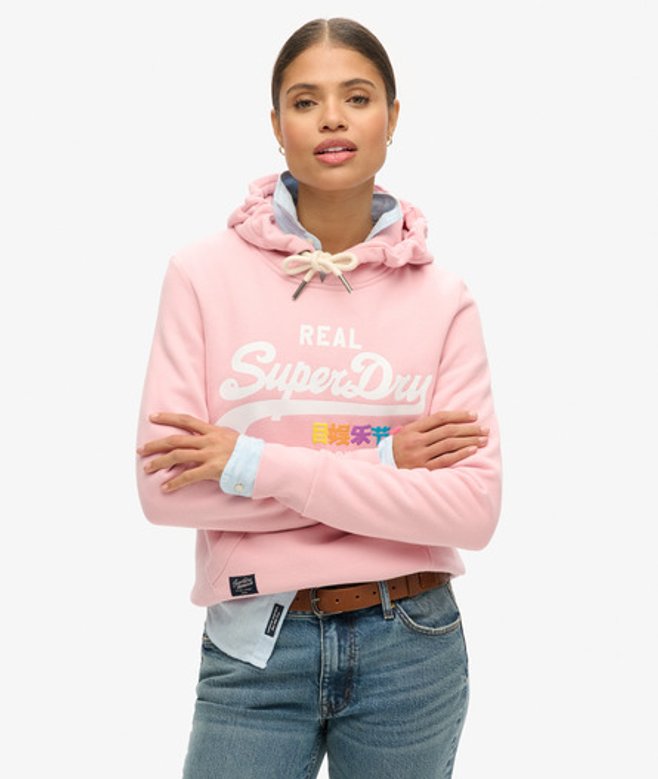 Vintage Logo Pop Hoodie
