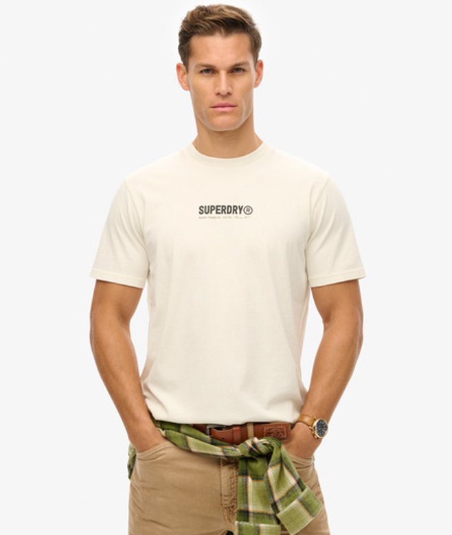 Utility Sport T-shirt met Print White Grootte: XL afbeelding