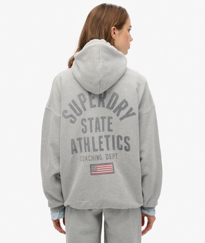 Damen Athletic Essential Kapuzenjacke in Übergröße - Größe: 38 - Superdry - Modalova