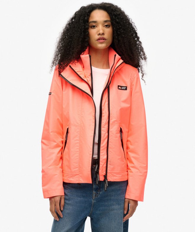 Mountain Windjack met Capuchon Cream Grootte: 40 afbeelding