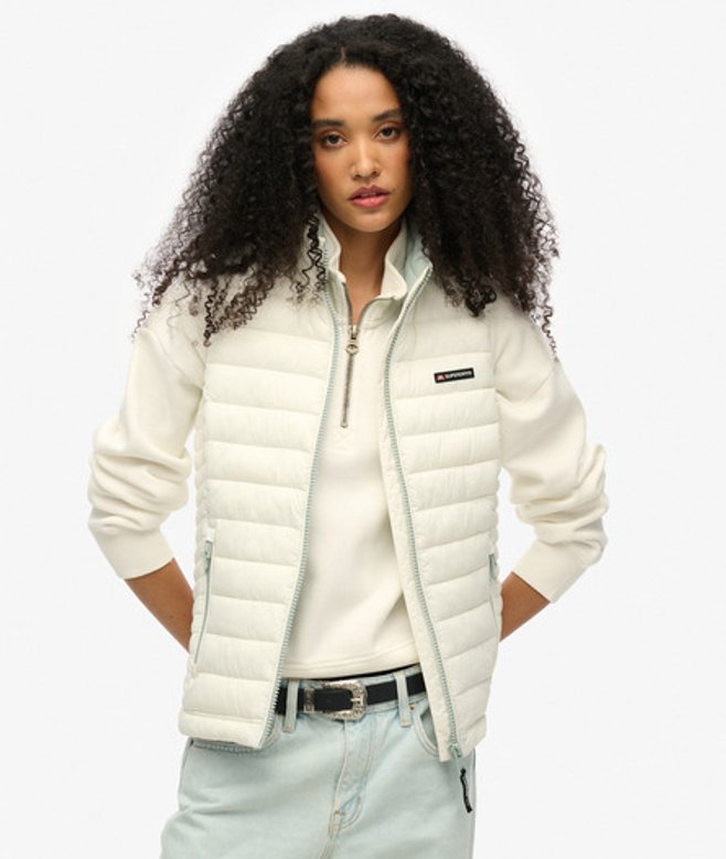 Damen Fuji Lite Steppweste - Größe: 44 - Superdry - Modalova
