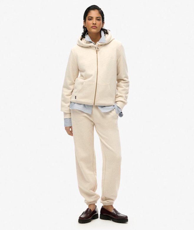 Essential Joggingbroek met Logo Beige Grootte: 42 afbeelding