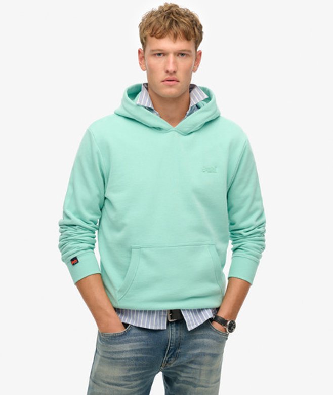 Men's Leicht Aufgerautes Essential Logo Hoodie - Größe: XL - Superdry - Modalova
