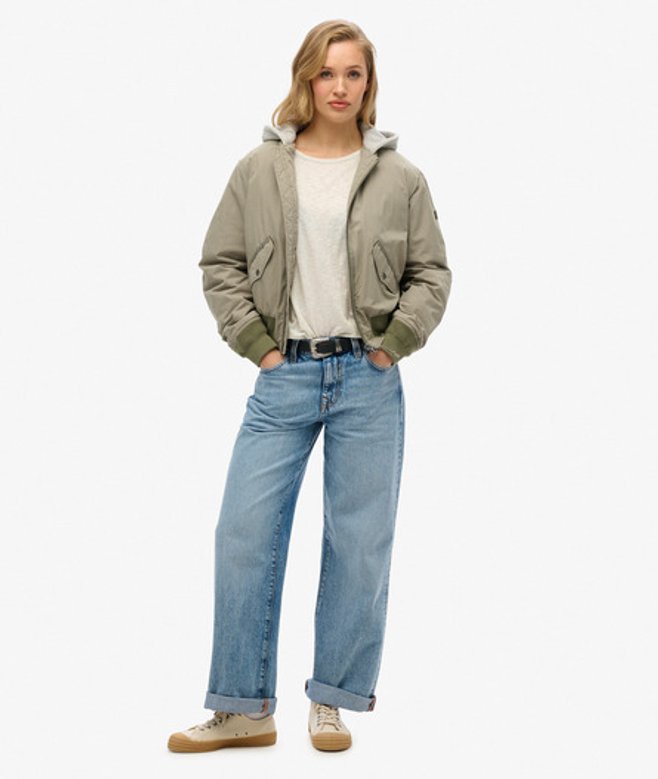 Superdry Women's Studios Loose T-shirt Grey / Starlight Grey Marl