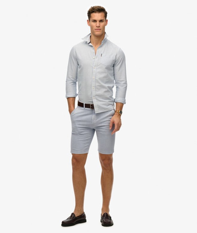 Superdry Vintage International Chinoshort Grey