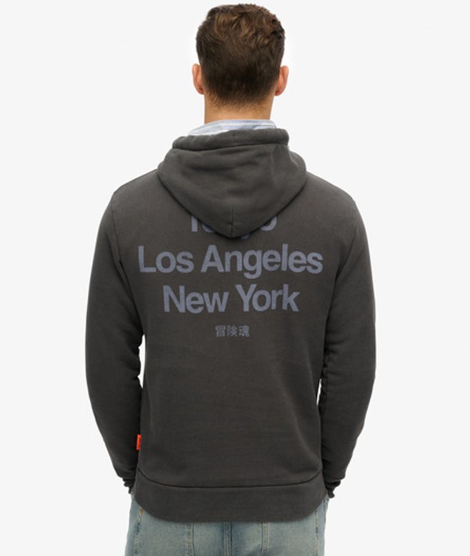Herren Core City Hoodie mit Logo - Größe: Xxxl - Superdry - Modalova