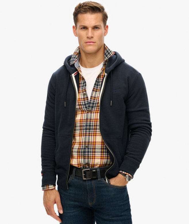 Herren Essential Kapuzenjacke mit Logo - Größe: XL - Superdry - Modalova