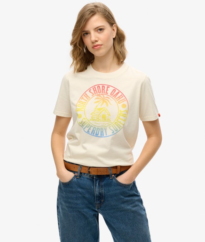 Damen Locker Geschnittenes Lo-fi Outdoor-t-shirt - Größe: 44 - Superdry - Modalova