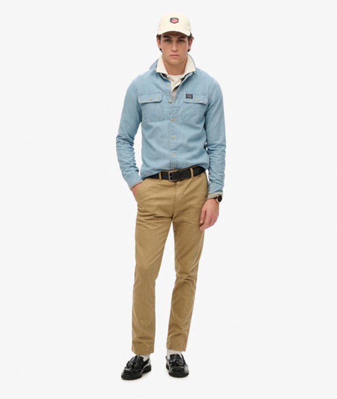 Men's International Chinohose - Größe: 32/34 - Superdry - Modalova