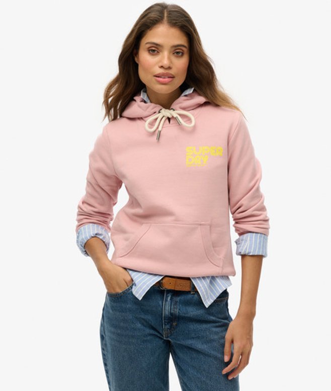 Damen Neon Hoodie - Größe: 44 - Superdry - Modalova