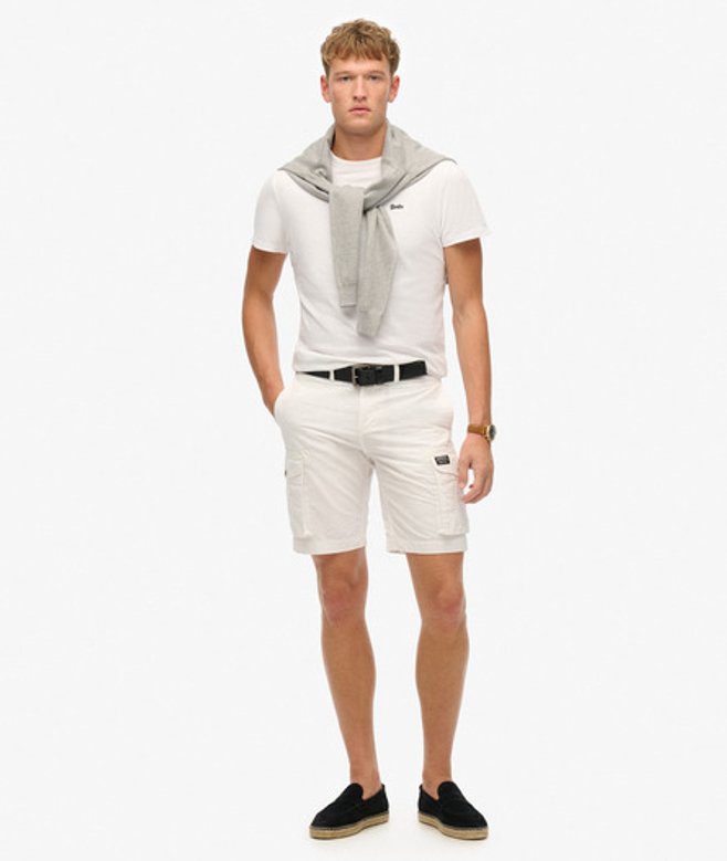 Lichte Parachute Short White Grootte: 30 afbeelding