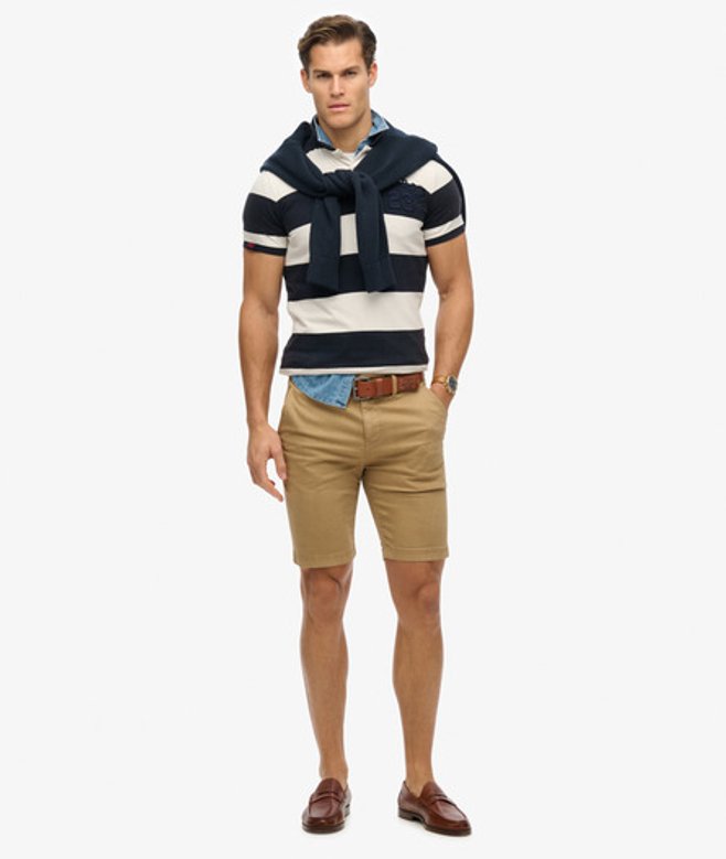 Vintage International Chinoshort Bruin Grootte: 30 afbeelding