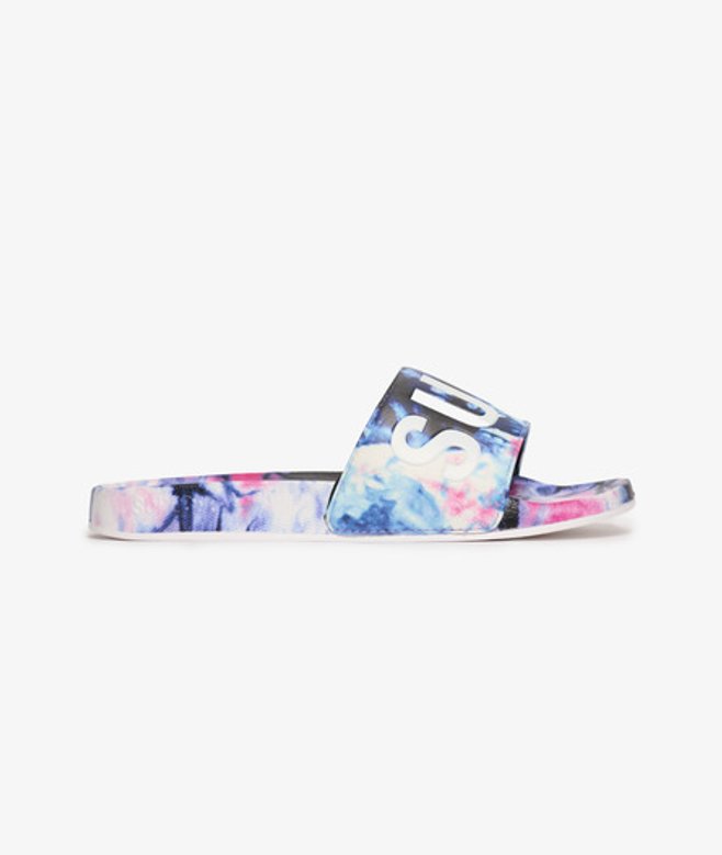 Damen Vegane Badesandalen mit Batikdesign - Größe: L - Superdry - Modalova
