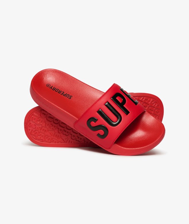 Men's Core Badesandalen mit Grafik - Größe: 12-13 - Superdry - Modalova