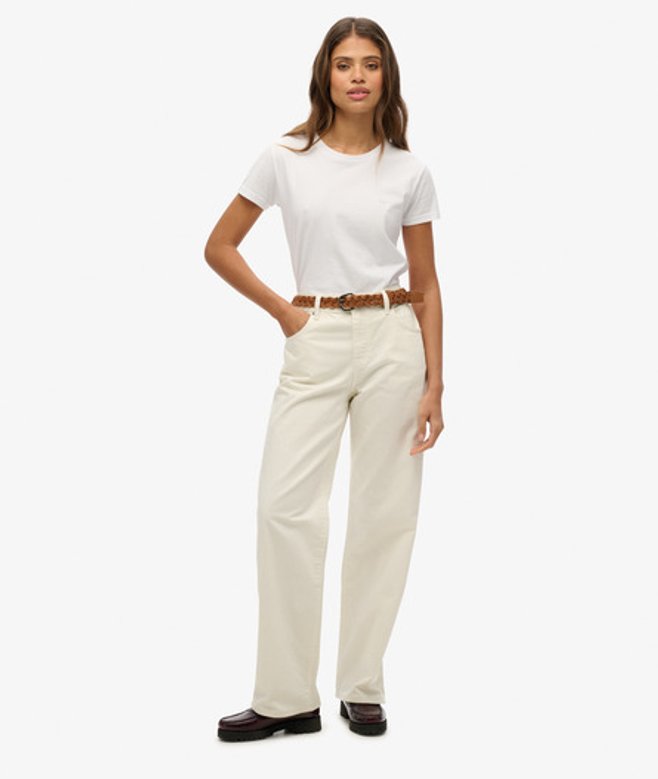 Damen Jeans mit Weitem Bein und Mittlerer Leibhöhe - Größe: 28/32 - Superdry - Modalova