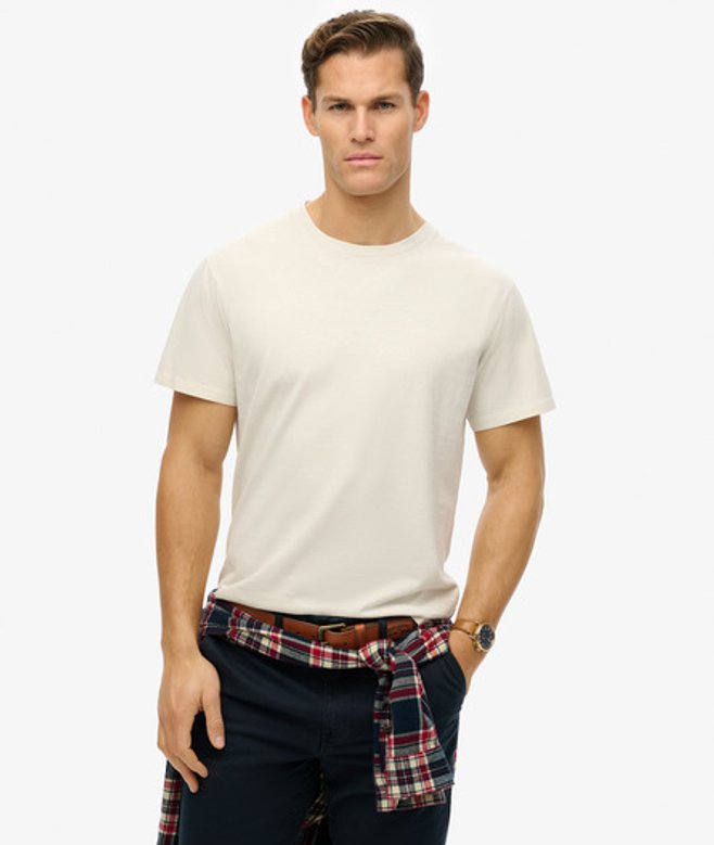 Men's Essentials T-shirt in Lockerer Passform - Größe: L - Superdry - Modalova