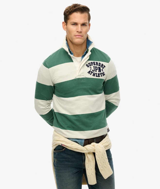 Herren Vintage Athletic Rugby-hemd - Größe: M - Superdry - Modalova