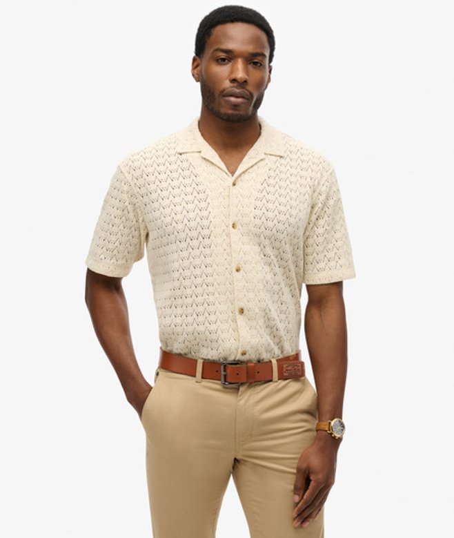 Chemise en Maille Texturée Taille: L - Superdry - Modalova