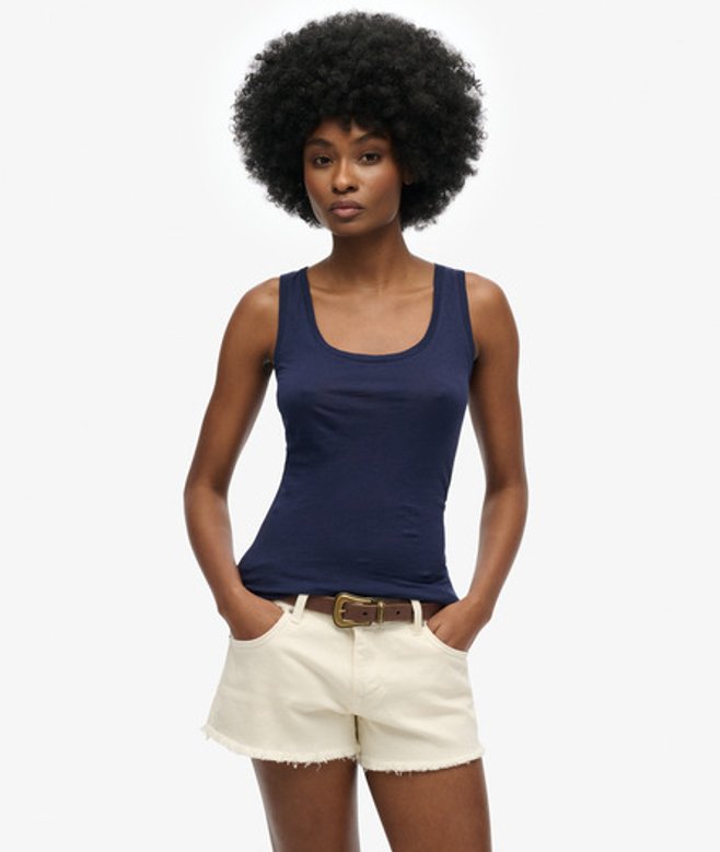 Studios Lichtgewicht Racerback Hemdje Blauw Grootte: 38 afbeelding