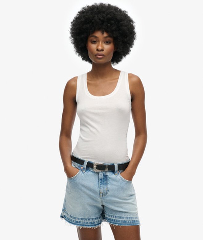 Studios Lichtgewicht Racerback Hemdje White Grootte: 36 afbeelding