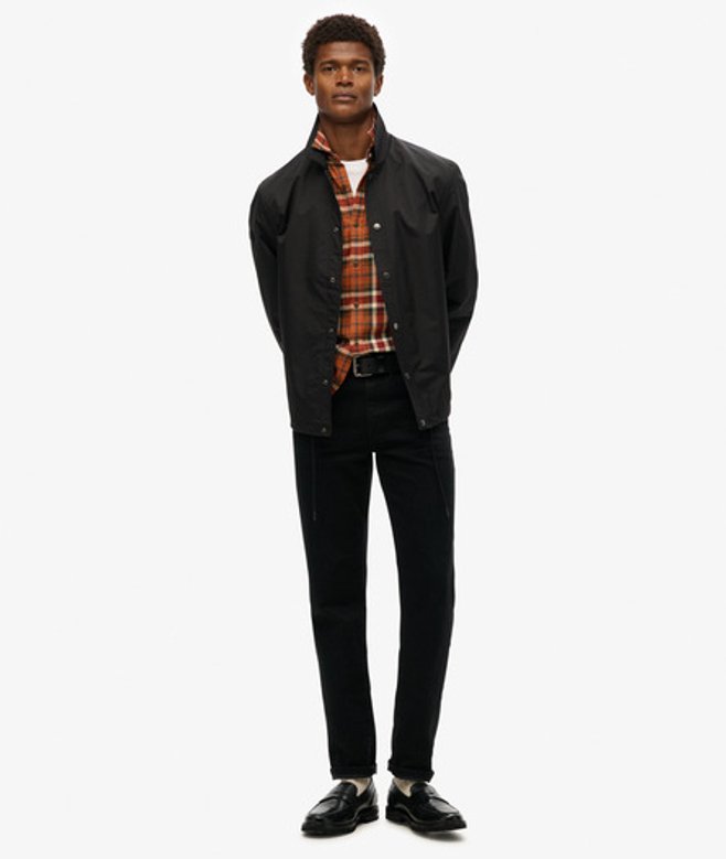 Superdry Men’s Surplus Otto Coach Jacket Black – Size: L Superdry Men’s Surplus Otto Coach Jacket Black – Size: L