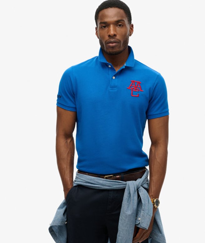 Herren Superstate Polohemd aus Bio-baumwolle mit Kurzen Ärmeln - Größe: M - Superdry - Modalova