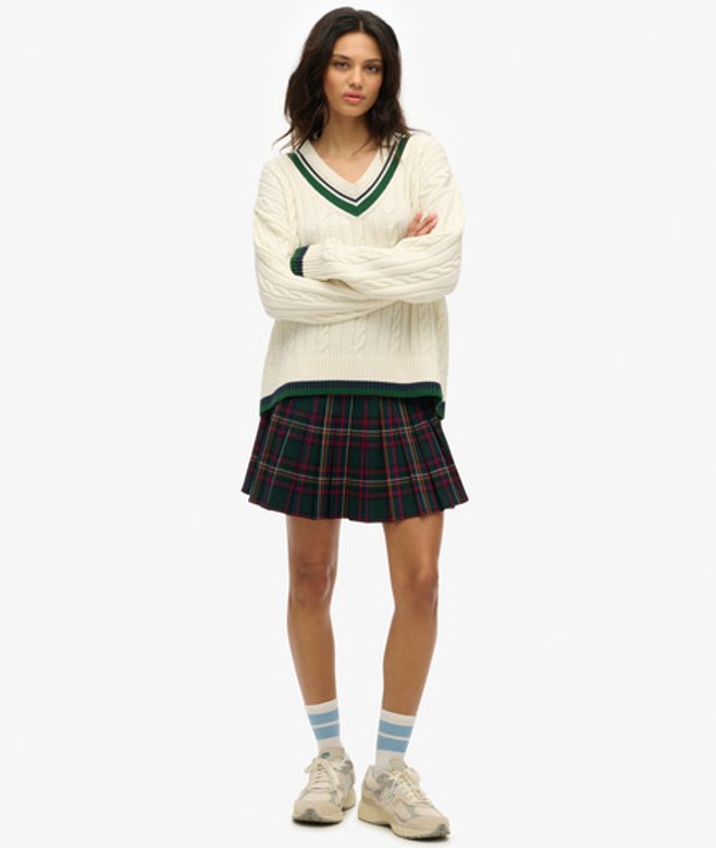 Damen Minirock mit Karomuster - Größe: 40 - Superdry - Modalova