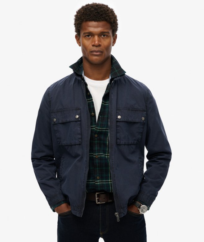 Herren Essentials Jacke mit Reißverschluss - Größe: S - Superdry - Modalova
