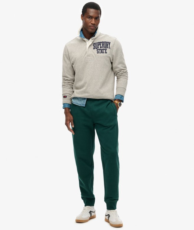 Pantalon de Survêtement Semi-brossé à Logo Essential Taille: M - Superdry - Modalova