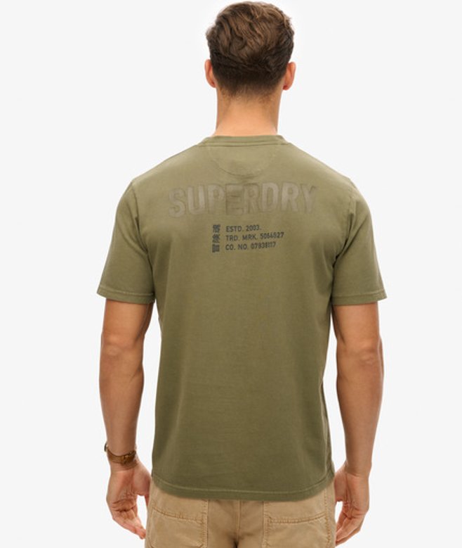 Utility Sport T-shirt met Print Green Grootte: S afbeelding