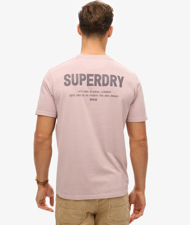 Utility Sport T-shirt met Print Light Grey Grootte: S afbeelding