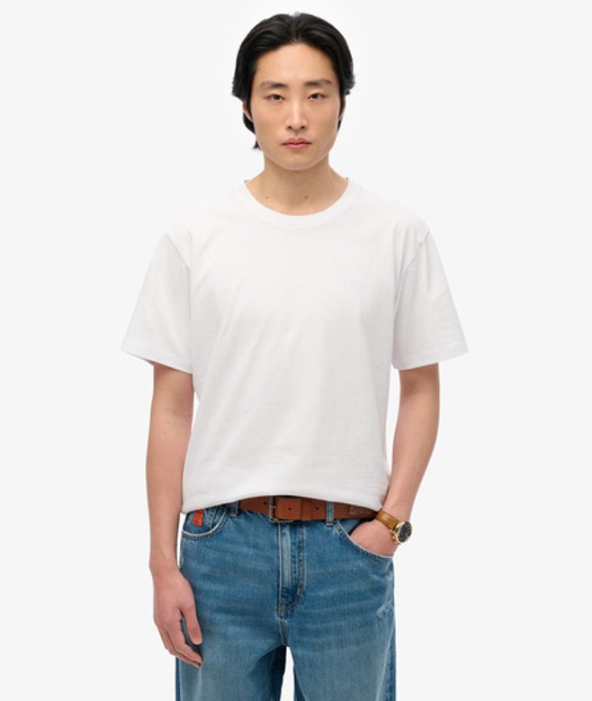 Herren Locker Geschnittenes Essentials T-shirt - Größe: S - Superdry - Modalova