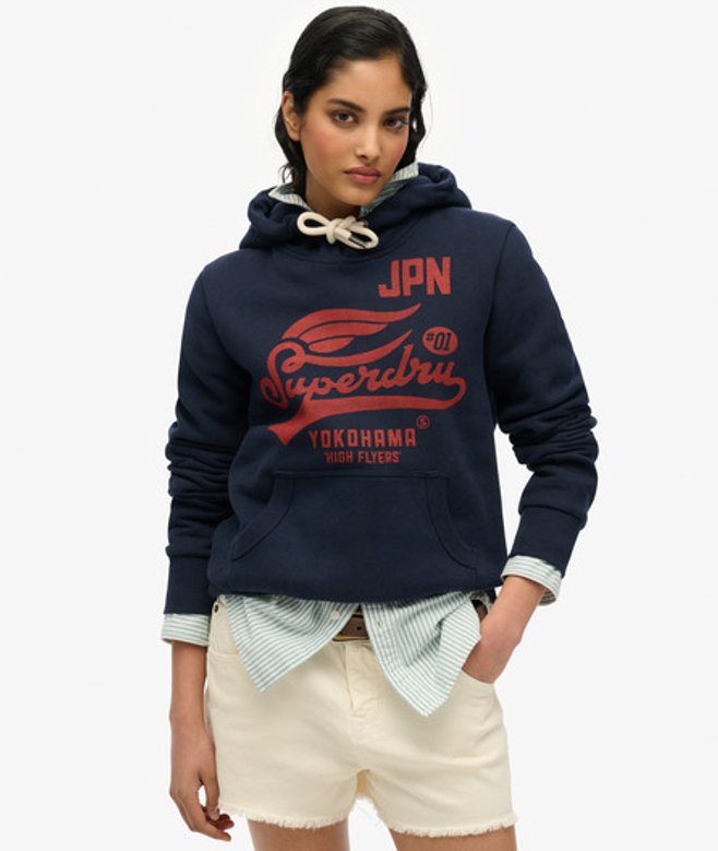 Women's High Flyers Hoodie - Größe: 38 - Superdry - Modalova