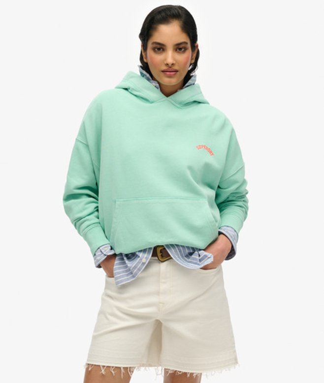 Women's Essential Hoodie mit Logo - Größe: 36 - Superdry - Modalova