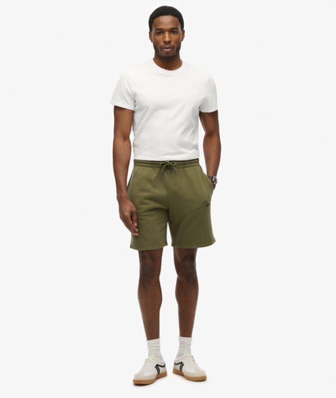 Men's Micro Logo Shorts / Olive Night - Size: M - Superdry - Modalova