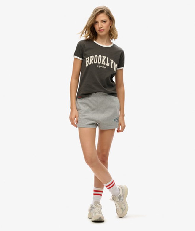 Athletic Essentials Short met Print Grey Grootte: 36 afbeelding