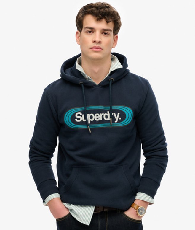 Men's Vintage Trade Tab Hoodie - Größe: M - Superdry - Modalova