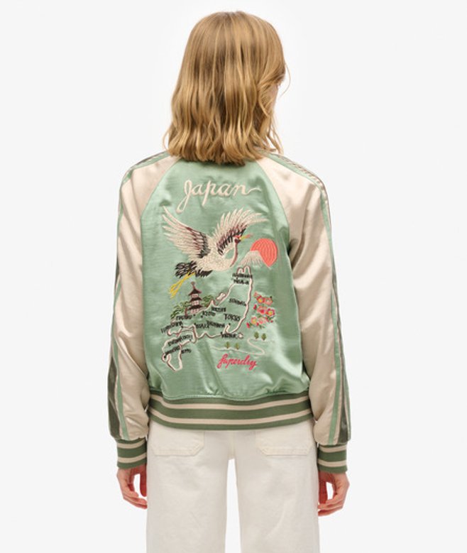 Bomber Brodé Suikajan Taille: 36 - Superdry - Modalova
