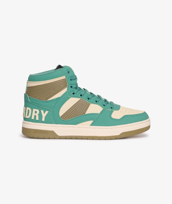 Vegan Jump Hoge Sneakers Groen Grootte: 39 afbeelding