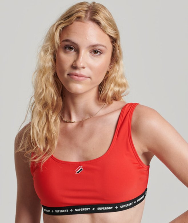 Elastisch Code Micro Topje Rood Grootte: 44 afbeelding