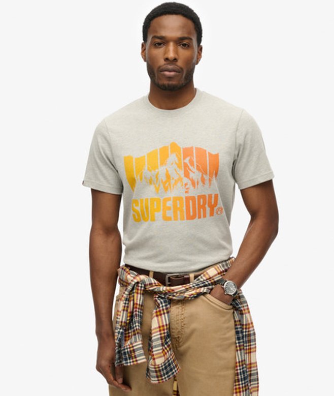 T-shirt Mountain Rainbow Taille: Xxl - Superdry - Modalova