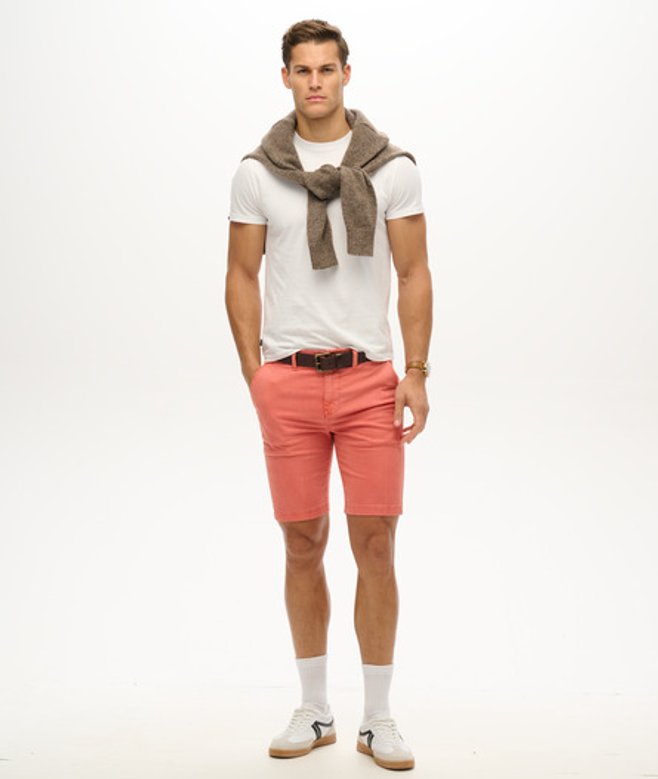 Superdry Vintage International Chinoshort Orange
