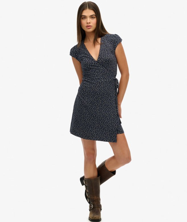 Athletic Essentials Wikkeljurk Blauw Grootte: 40 afbeelding