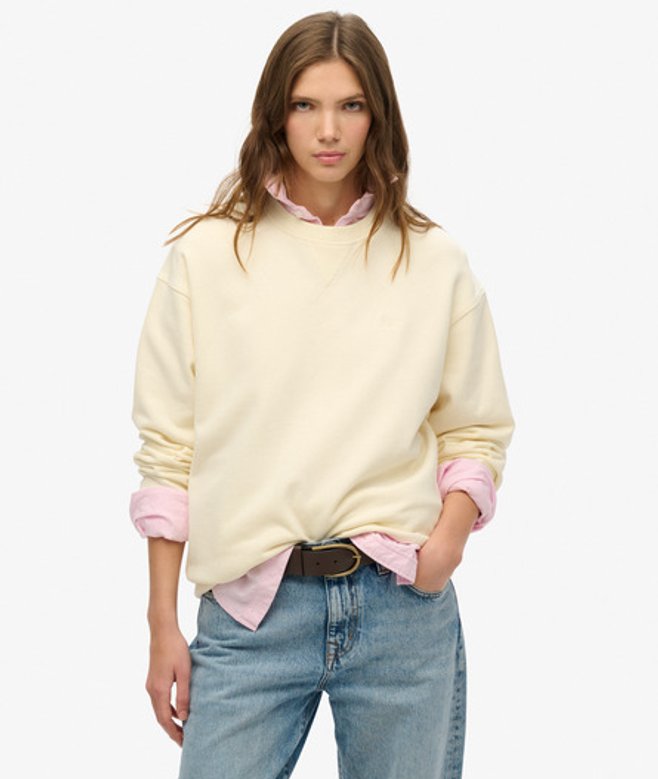 Studios Sweatshirt met Ronde Hals Wit Grootte: 42 afbeelding