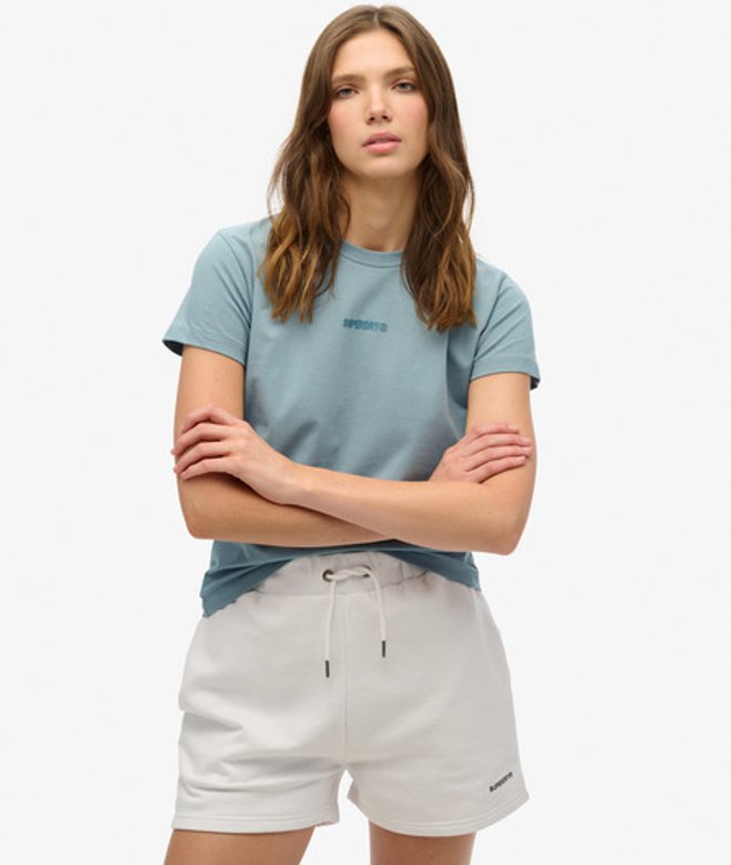 Active Tech Getailleerd T-shirt Blue Grootte: 38 afbeelding