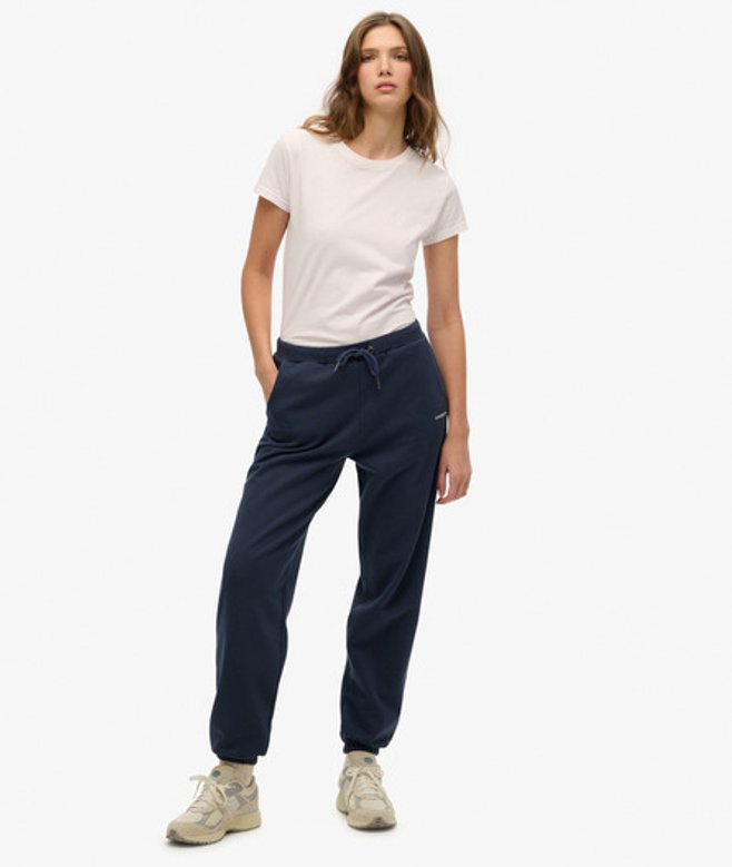 Superdry Effen Joggingbroek Blauw