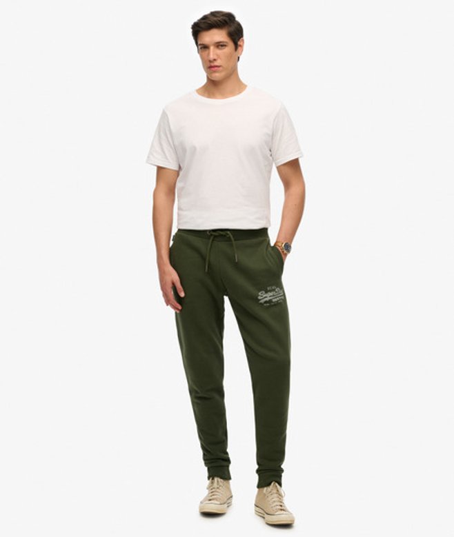 Men's Vintage Logo Joggers Green / Army Green - Size: S - Superdry - Modalova